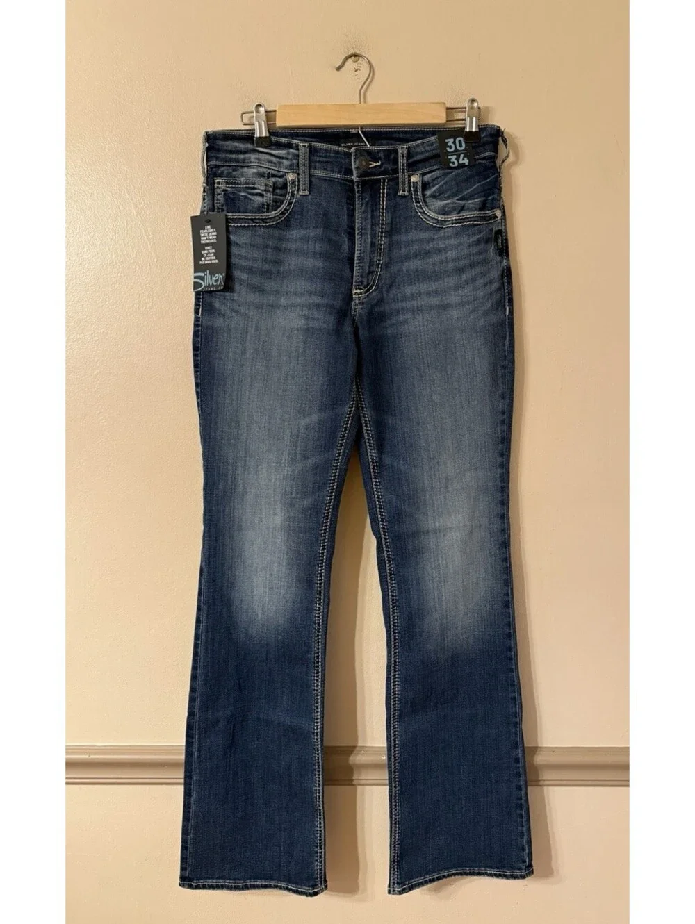 N/A silver jeans